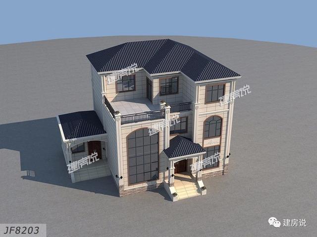 3棟農村歐式別墅設計圖，造型精美、布局合理，絕對是農村建房一個不可多得的好選擇