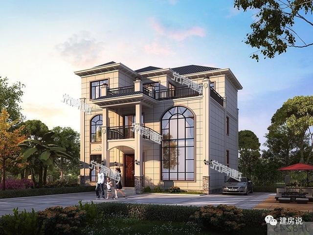 3棟農村歐式別墅設計圖，造型精美、布局合理，絕對是農村建房一個不可多得的好選擇