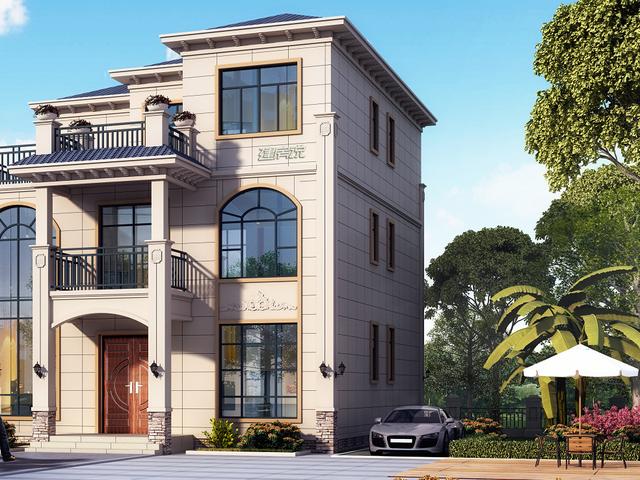 3棟農村歐式別墅設計圖，造型精美、布局合理，絕對是農村建房一個不可多得的好選擇