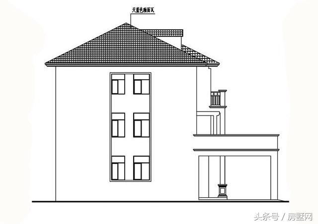別具一格的別墅設計圖，出挑的設計，合理的布局