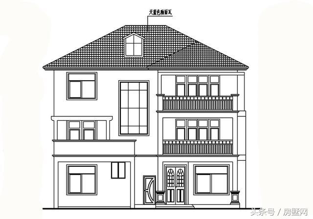 別具一格的別墅設計圖，出挑的設計，合理的布局