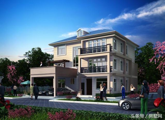 別具一格的別墅設計圖，出挑的設計，合理的布局