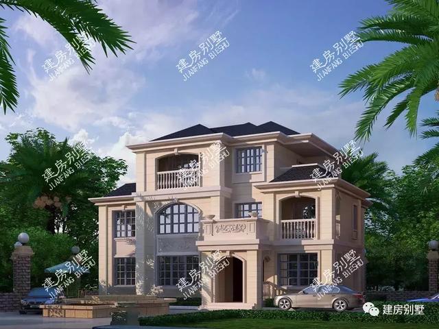 自帶格子窗的農村自建房設計圖，建出來的效果不比城里的房子差