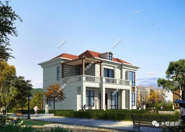 這么好看的農村自建別墅，全套設計施工圖紙，就是做婚房的最好選擇