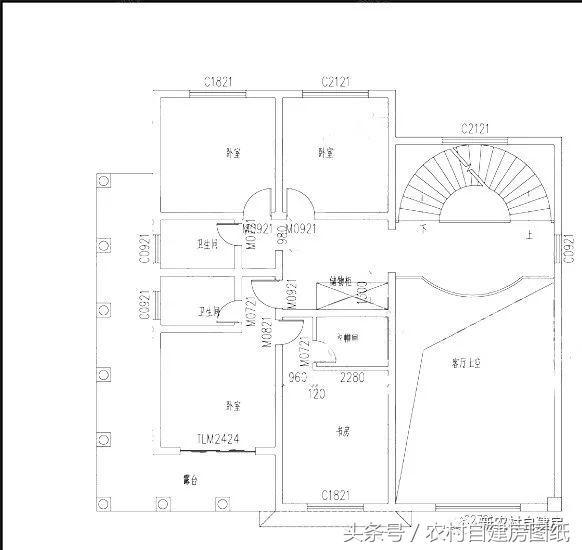 三款帶走廊和側門的歐式建筑別墅設計圖，不僅高端風景也是極好