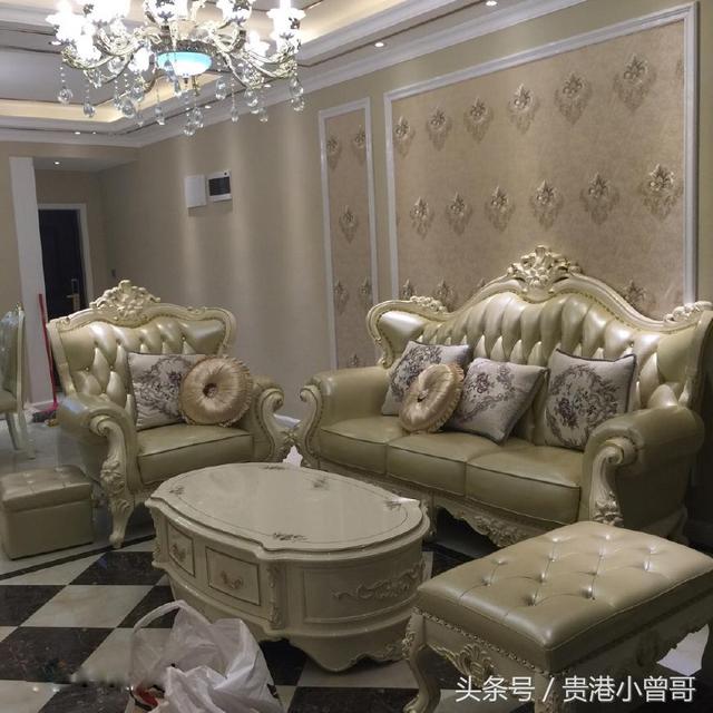 新房花了20萬請表哥裝修完工，全屋真漂亮，電視墻特別搶眼！