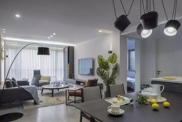 這套150㎡現(xiàn)代極簡灰，簡練魅力，個性美感！