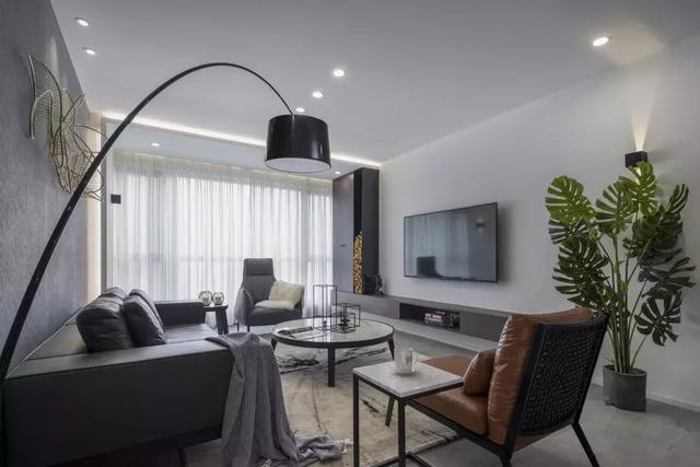 這套150㎡現(xiàn)代極簡灰，簡練魅力，個性美感！