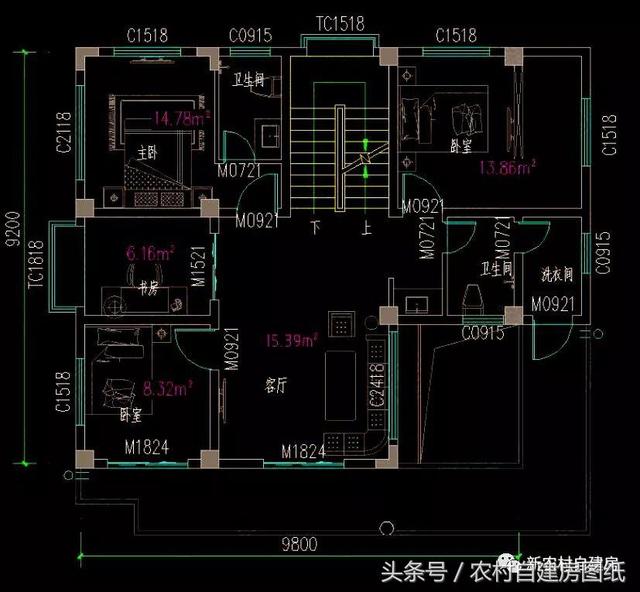 五款現代風農村別墅設計圖，極簡主義，90后的最愛