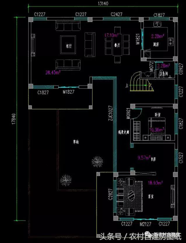五款現代風農村別墅設計圖，極簡主義，90后的最愛