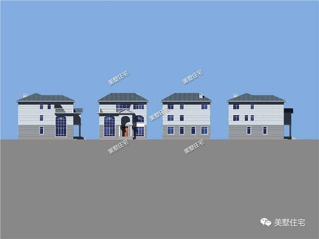 12X16米三層別墅設計圖，6室2廳，有院子才叫真氣派