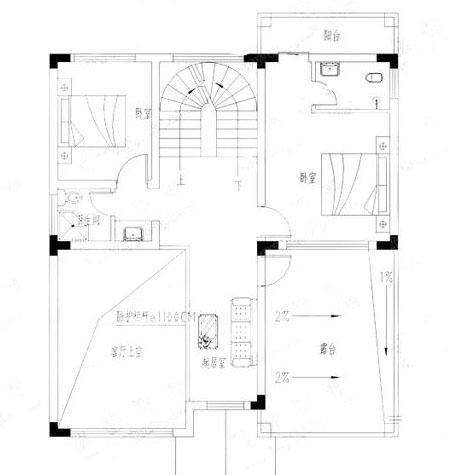 2款30萬三層農村自建房，帶挑空客廳