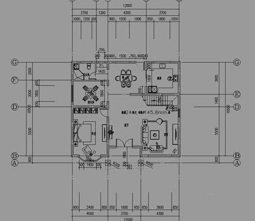 12×11米二層農(nóng)村小別墅設(shè)計圖，3廳4臥，帶娛樂間+衣帽間