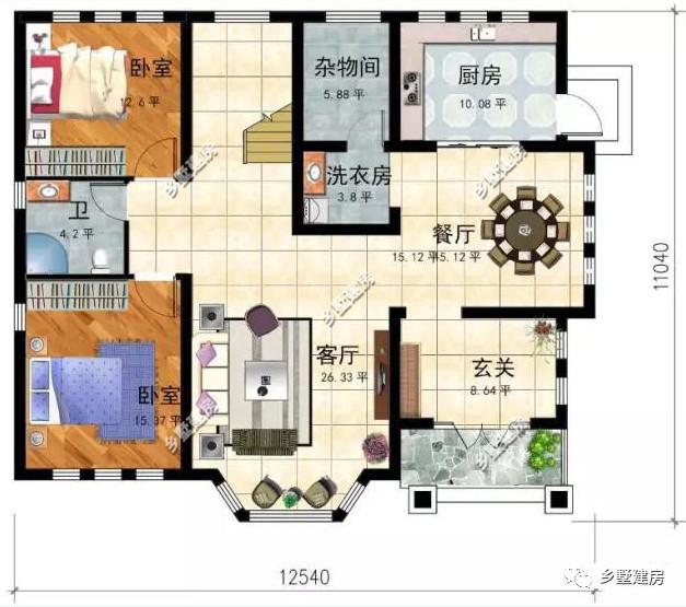13x12的地基建什么樣的房子，這款別墅大家不考慮一下嗎？