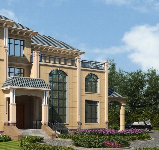 3款三層豪華歐式別墅，帶酒窖和電梯，高端大氣上檔次！