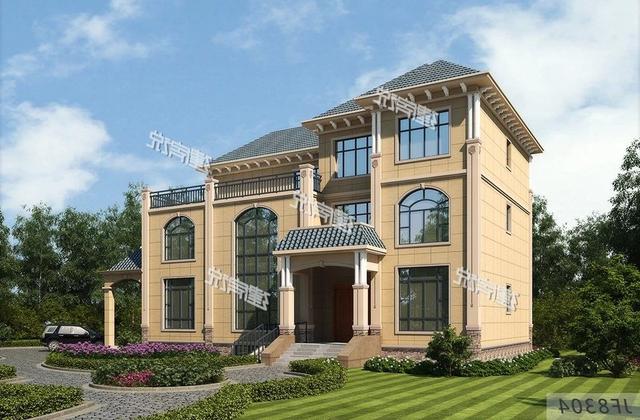 3款三層豪華歐式別墅，帶酒窖和電梯，高端大氣上檔次！