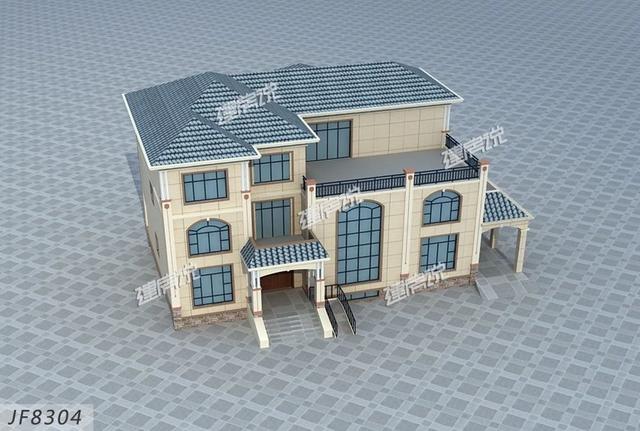 3款三層豪華歐式別墅，帶酒窖和電梯，高端大氣上檔次！