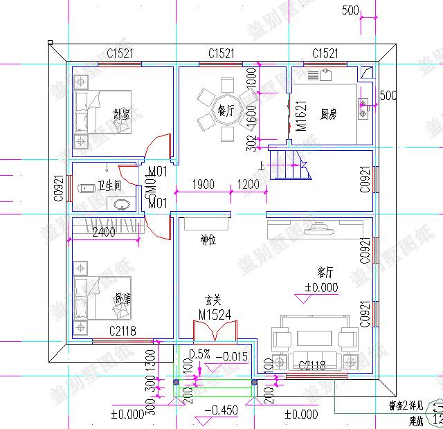 3廳7房二層農村自建房，簡約大氣，耐看實用
