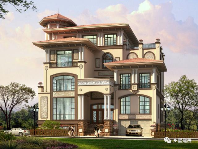 用20萬就能建造二層別墅設(shè)計圖，掀起農(nóng)村建房熱潮，這么美的別墅，你還不心動嗎？