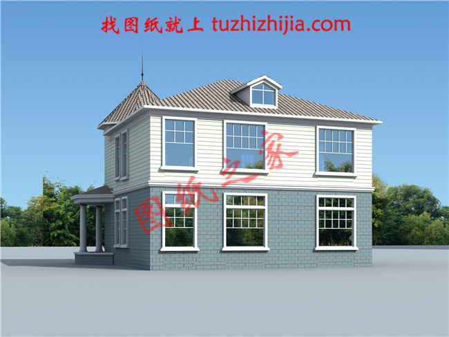 農村25萬元二層小樓圖,經典大氣建成20年不過時