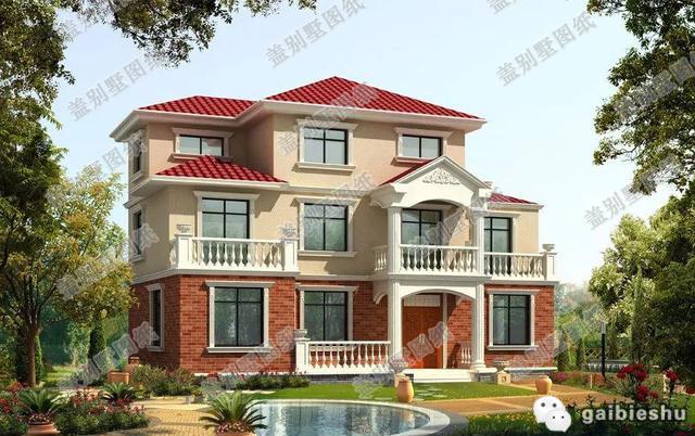 兩套造價50萬三層農村自建房，簡單實用