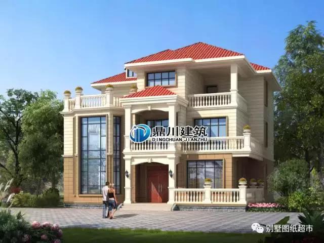 4套帶旋轉樓梯三層農村別墅設計圖，復式設計很大氣，旋轉樓梯最驚艷！