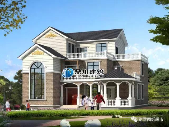 4套帶旋轉樓梯三層農村別墅設計圖，復式設計很大氣，旋轉樓梯最驚艷！