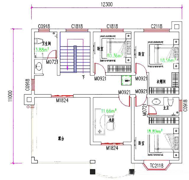兩款簡單實用的二層自建房，主體造價25萬，農村建房的最佳選擇