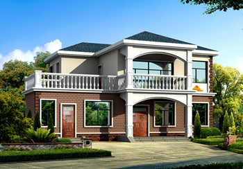 150平米左右農(nóng)村二層房屋設(shè)計(jì)圖，造價(jià)25萬(wàn)左右漂亮實(shí)用