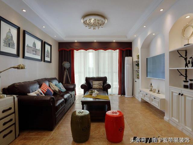 120平美式風格裝修，色彩斑斕，開門一瞬間驚艷到自己了，非常美