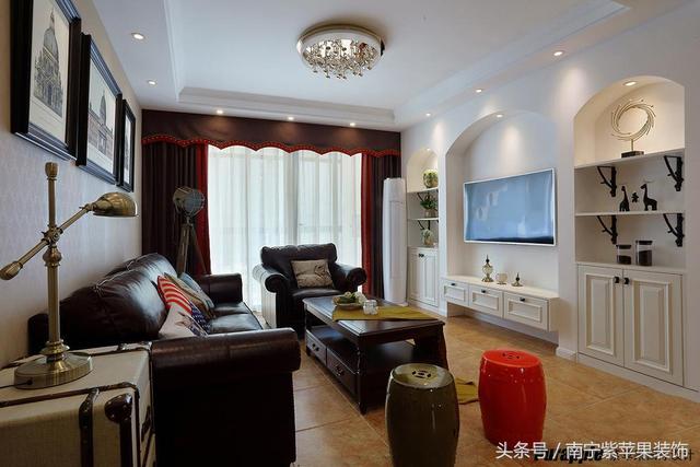 120平美式風格裝修，色彩斑斕，開門一瞬間驚艷到自己了，非常美