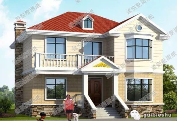 兩款開間約11米二層農村自建房，簡單實用，造價25萬，農村建房必選