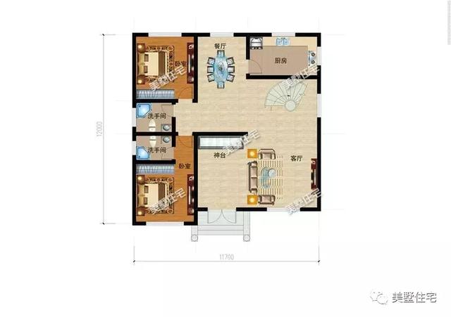 三層歐式農村別墅設計圖，11米X12米，既尊重傳統又能享受時尚，讓你想拒絕都難。