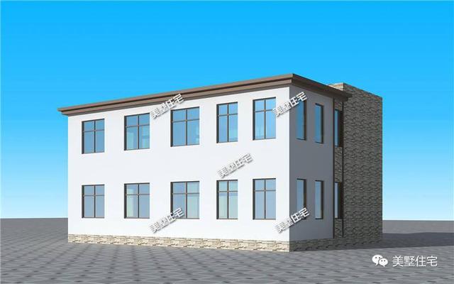 兩套造價30萬的二層別墅設計圖，外觀簡約時尚，建成養老剛剛好