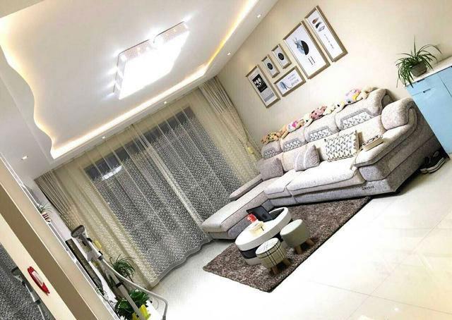 在縣城82平裝修新房，簡歐風格，硬裝花了只有8萬，一點也不虧