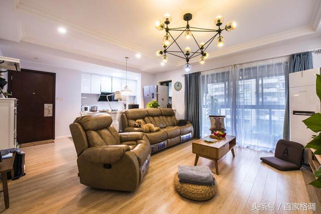 90后用92平裝修成現代簡約風格，花費了10萬，閨蜜看了都舍不得走。