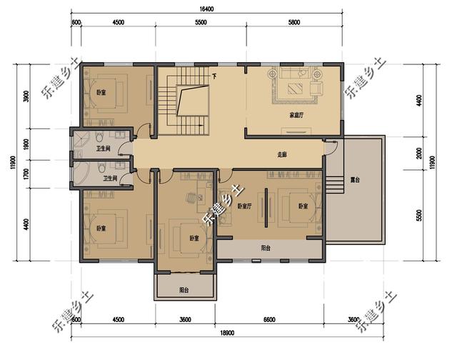 河北省任丘市王先生二層別墅設(shè)計圖，綜合歐式+中式的別墅特點，呈現(xiàn)出自然的柔美