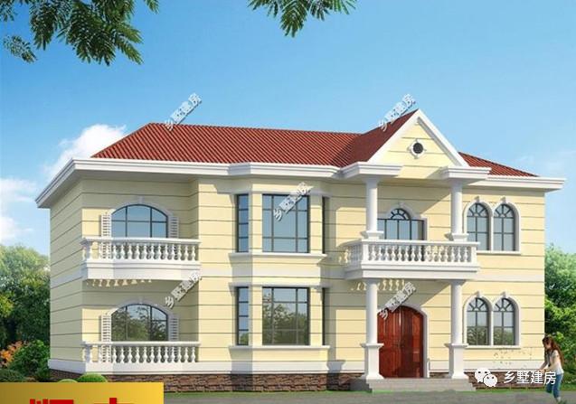 2棟二層農(nóng)村自建房，造價便宜，外型美觀大方，堪比城市豪宅，不信你來瞧一瞧？