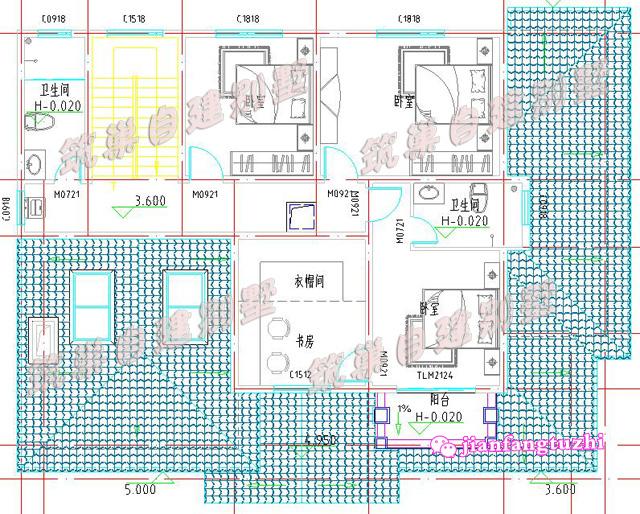 90后都喜歡的二層別墅設計圖，主體造價39萬，典雅、自然、高貴。