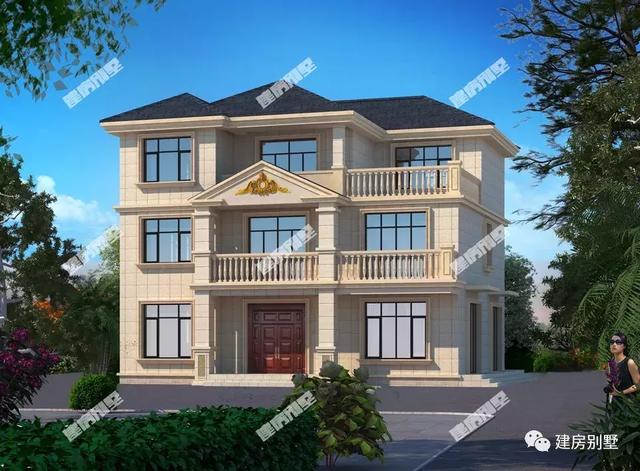 三款適合北方人建筑的別墅設計圖，第一棟有商鋪，經商住家兩不誤。