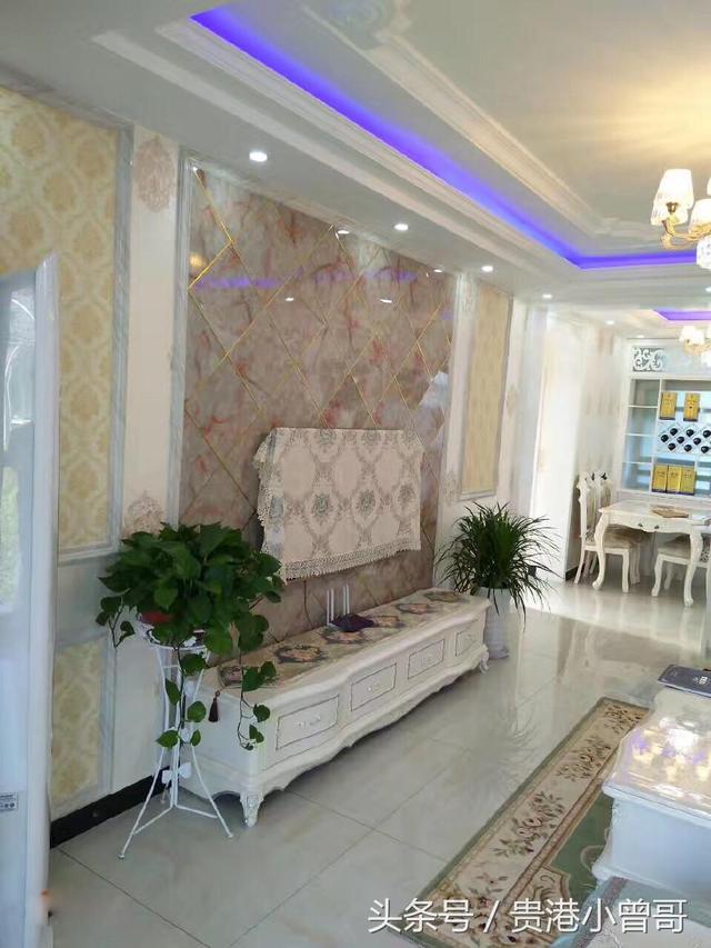 曬曬新房裝修老公花了26萬，效果非常好，全屋定制的柜子很喜歡，電視墻很漂亮