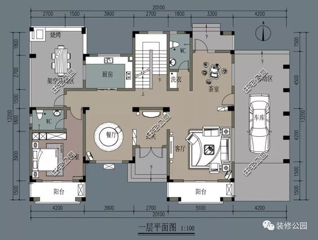 一層半農村養老自建房，東南亞建筑特色，大斜頂線條流暢，隨性自在，值得推薦