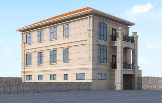 一款帶地下室的農村二層自建別墅設計圖，外觀豪華，設計精美，50萬建成毛坯，看了的都說值