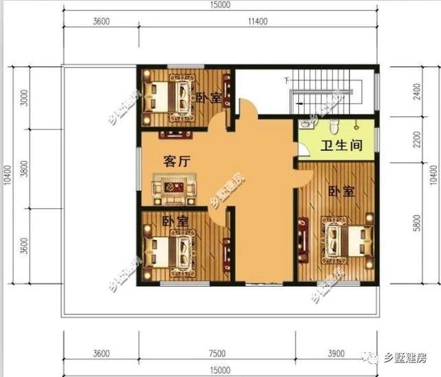 兩款二層別墅小洋房設(shè)計(jì)圖，造型新穎獨(dú)特，美觀大氣，新農(nóng)村建房的代表