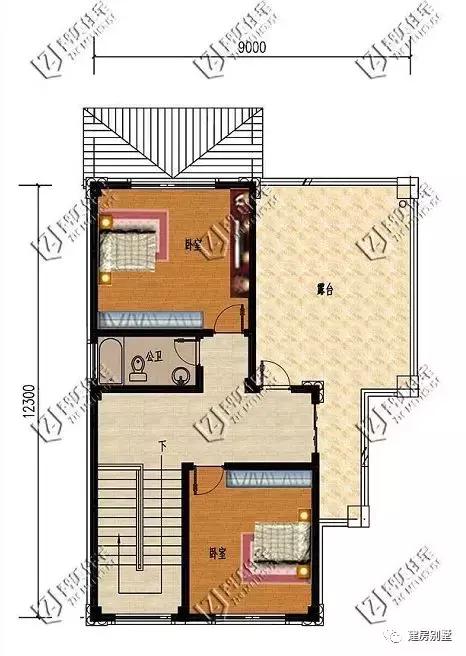 兩棟五層豪華別墅設計圖，都是美觀實用且風景極好的旺宅
