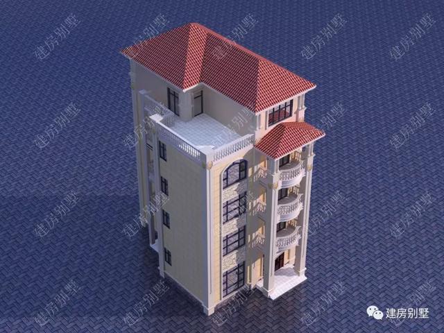 兩棟五層豪華別墅設計圖，都是美觀實用且風景極好的旺宅