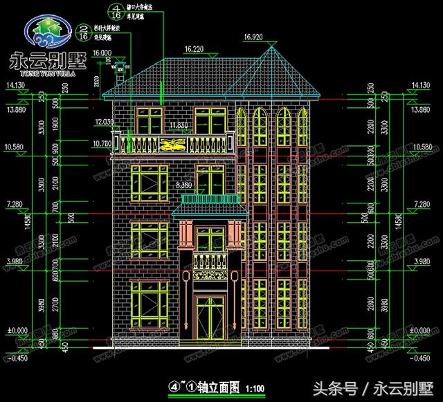 精選5款精致美觀別墅圖，開間都在11米左右，有需要的可以參考一下