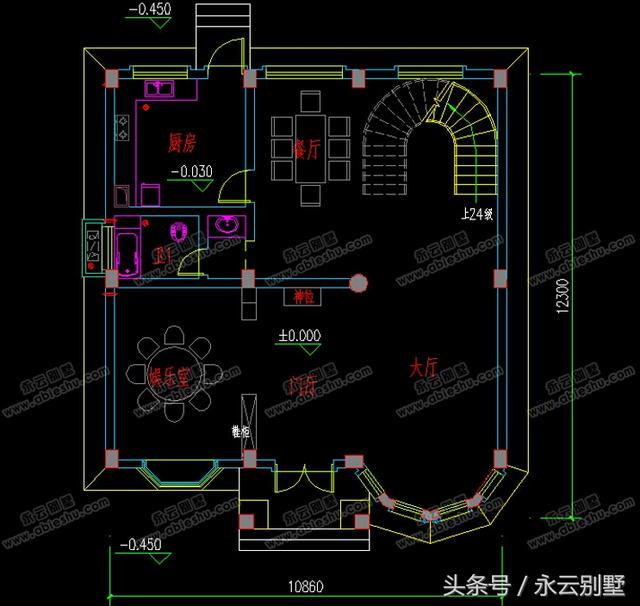 精選5款精致美觀別墅圖，開間都在11米左右，有需要的可以參考一下