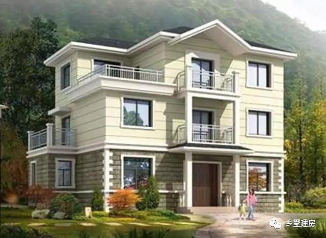 三層農村自建別墅豪宅，挑空大客廳+超大落地窗+旋轉樓梯，你夢寐以求的都有