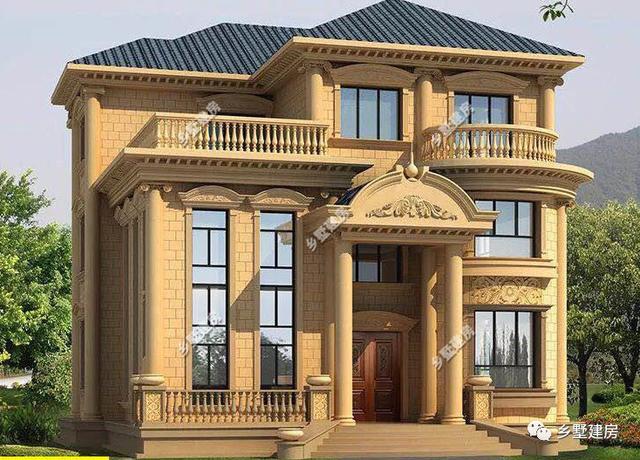 2款三層別墅戶型圖，內部很實用，性價比超級高，造價不到30萬就能建起來了！